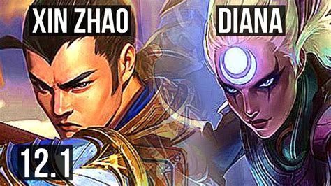 Xin Zhao Vs Diana Jng Rank Xin Winrate Solo Kills