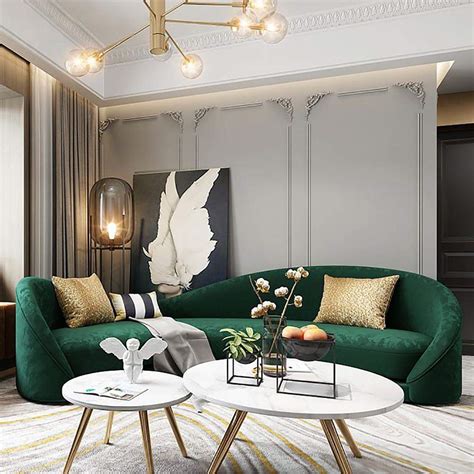 Emerald Green Velvet Sofa Australia Baci Living Room