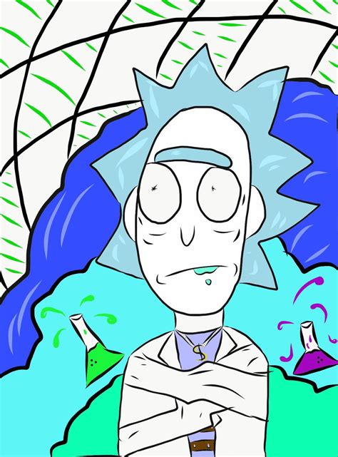 Rick Sanchez fan art by adopolice on DeviantArt