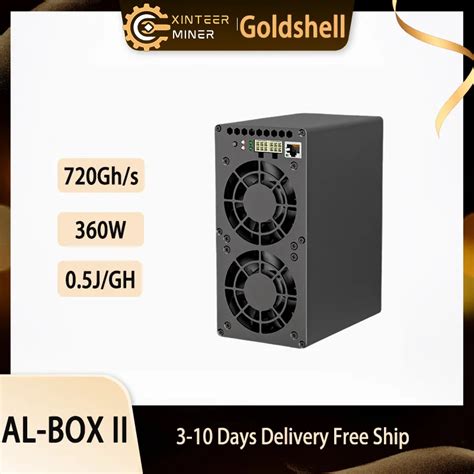 New Released Goldshell AL BOX AL BOX II ALPH Miner Blake3 Algorithm