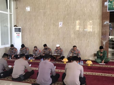 Polres Pangkep Peringati 1 Muharram 1444 H Di Masjid Al Ikhlas