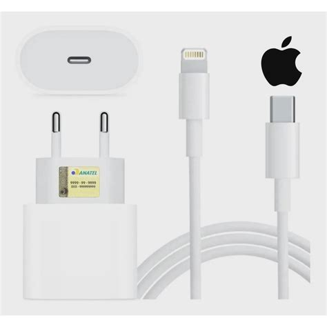 Carregador Iphone Completo Original Apple Turbo 20w Iphone 11 12 12promax X E Xr Em Promoção