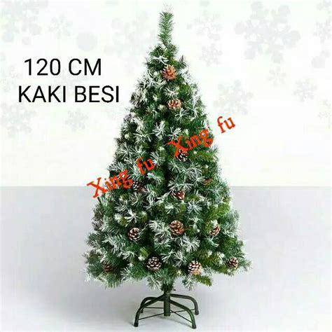 Jual Pohon Natal PVC SALJU BUAH PINUS 4 FEET 120 CM 1 2 METER KAKI