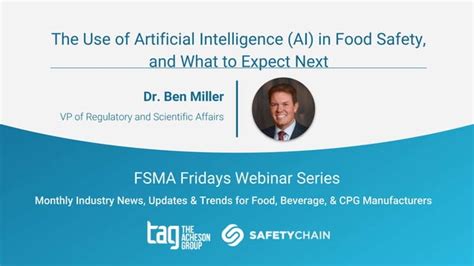 The Use Of Artificial Intelligence Ai In Food Safety And What To