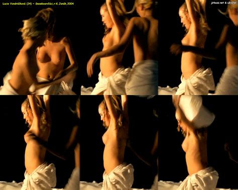 Naked Lucie Vondrackova in Snowboardáci