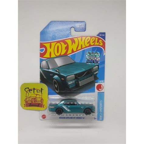 Hot Wheels Hotwheels Nissan Skyline H T Gt X Factory Sealed Fs Hijau Green Rare Shopee