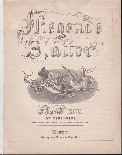 Fliegende Blätter 1891 Band XCV 95 No 2397 2422 Plesse