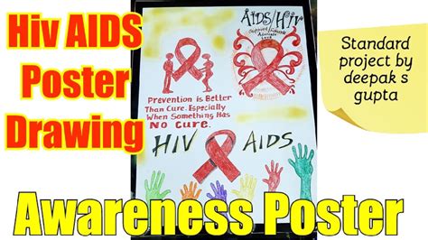 hiv aids poster drawing posterdrawing aids hivaids posterdesign