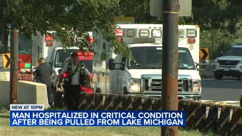 Water Rescue 34 Year Old Man Pulled From Lake Michigan Near 67th