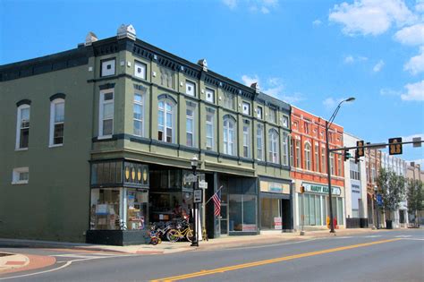 Historic Main Street Storefronts Cedartown Vanishing Georgia