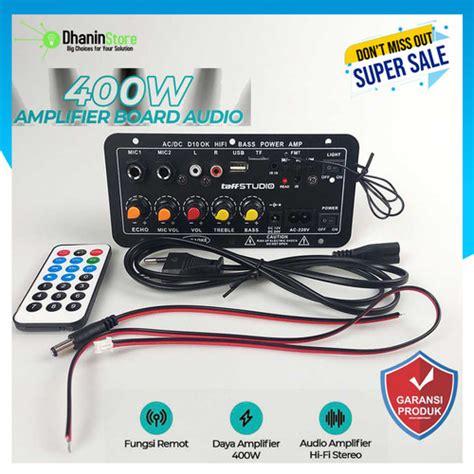 Jual Kit Modul Power Amplifier Mono Bluetooth Karaoke Rakitan Volt