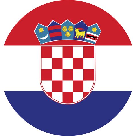 Circle Flag Of Croatia 11571341 Png