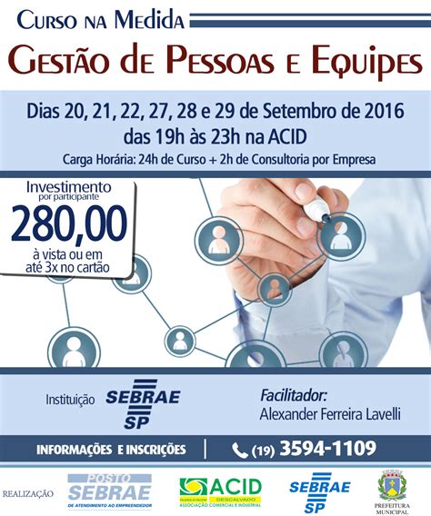 Curso Gest O De Pessoas E Equipes Associa O Comercial E Industrial