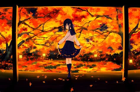 Autumn Anime Wallpapers - Wallpaper Cave