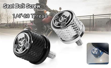 GUAIMI Stainless Knurled Fender Seat Bolt Screw 1 4 20 Thread