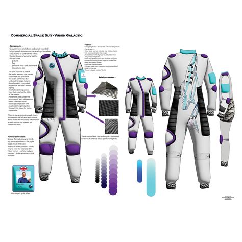 Commercial Space suit design - Virgin Galactic