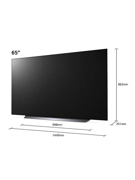 LG OLED65C14LB OLED HDR 4K Ultra HD Smart TV, 65 inch with Freeview ...
