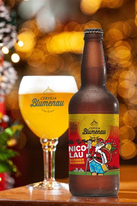 Cerveja Blumenau cria rótulo inspirado no Natal brasileiro e nos