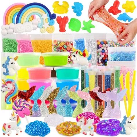 Kit De Slime 3 Nutrias 73pcs S De Fabricación De Un Ksl Cuotas Sin Interés