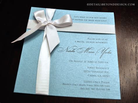 Details Beyond Design by Lauren: Tiffany Box Bridal Shower Invitations