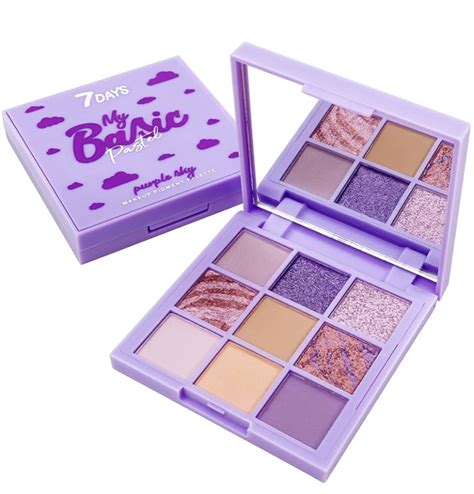 Палетка теней для век 7 Days My Basic Pastel - «2 отличные палетки на ...