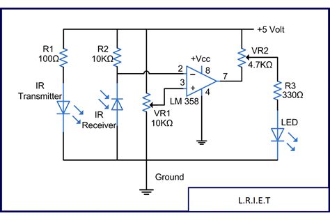 Diy Ir Sensor Module Circuit Diagram