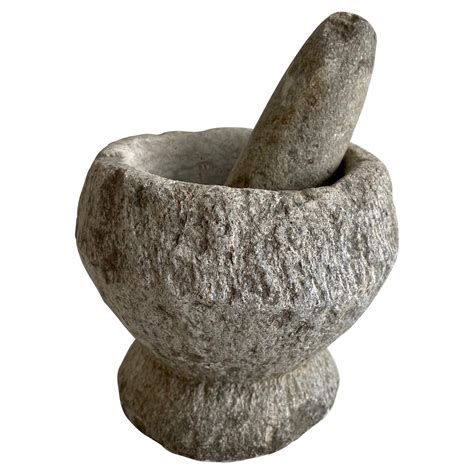 Antique Stone Mortar And Pestle Set At 1stdibs