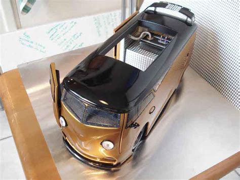 Miniature Volkswagen Combi Solido Techart Rs Voiture Miniature