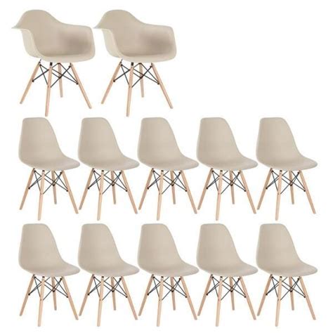 Kit Cadeiras Eames Daw Bra Os E Cadeiras Eiffel Dsw Nude Madeiramadeira