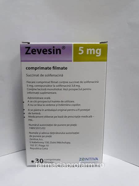 Zevesin Mg X Compr Film Medicament Farmacia Profarm