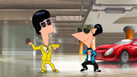 Image Phineas And Ferb Dancing The Gangnam Style Phineas And