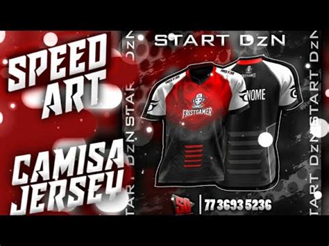 Speed Art Camisa Jersey E Sports Para Guilda De Free Fire Pelo Celular