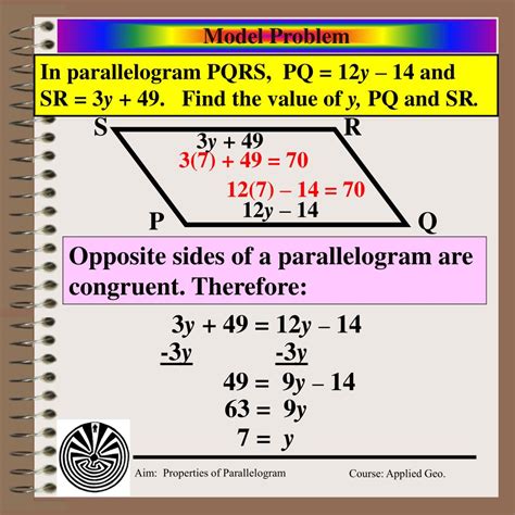 Ppt Aim What Are The Properties Of A Parallelogram Powerpoint