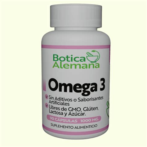 Omega C Psulas Mg Botica Alemana Frutillar