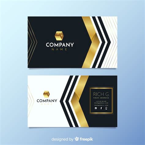 Free Vector Business Card Template