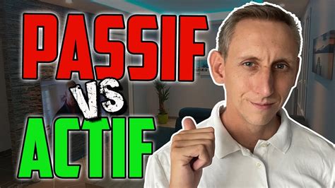 Investissement Actif Vs Passif Youtube