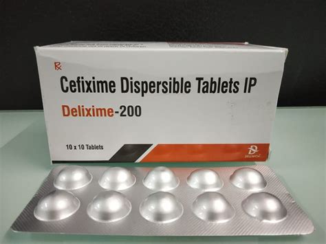 Delixime 200 Cefixime 200 Mg Tablet At Rs 119 35 Strip In Ahmedabad