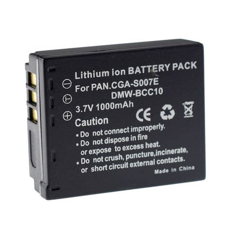 Pack Li Ion Battery For Panasonic Cga S Cga S A B Cga S E