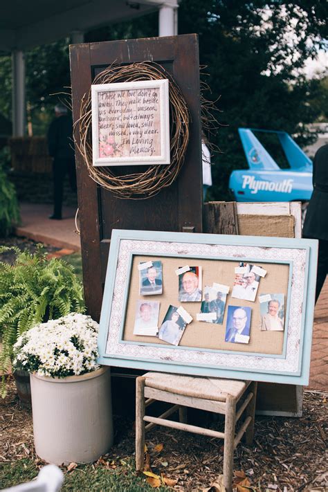 DIY Wedding Memorial Board