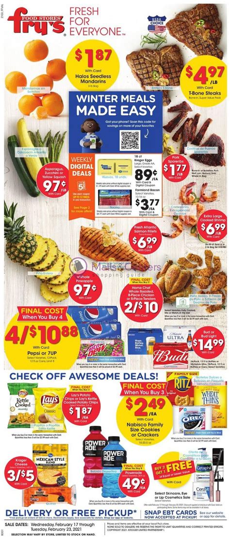 Fry's Food Stores Weekly Ad - sales & flyers specials - MallsCenters