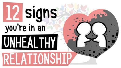 12 Signs Youre In An Unhealthy Relationship Youtube