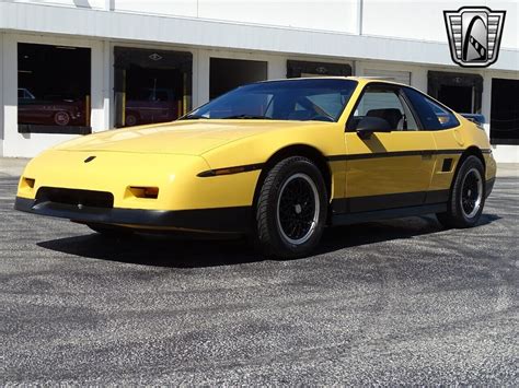 Yellow 1988 Pontiac Fiero 2.8l V6 3 Speed Automatic Available Now ...