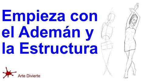 CÓMO HACER UN BOCETO DE UNA MUJER EMPEZANDO CON ADEMÁN Y ESTRUCTURA