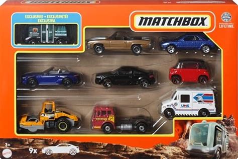 Matchbox Dokuzlu Araba Seti 164 Ölçek 3 Yaş Ve Üzeri Çocuklar İçin X7111 Mattel