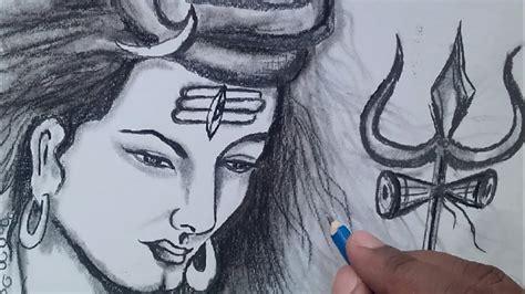 How To Draw Mahashivratri Drawing Step By Step Lord Shiva Drawing