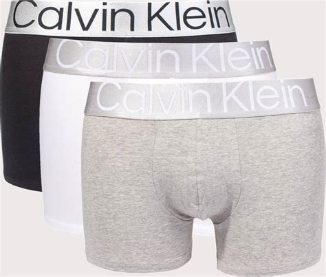 Calvin Klein Pack Trunks Black White Grey • Price