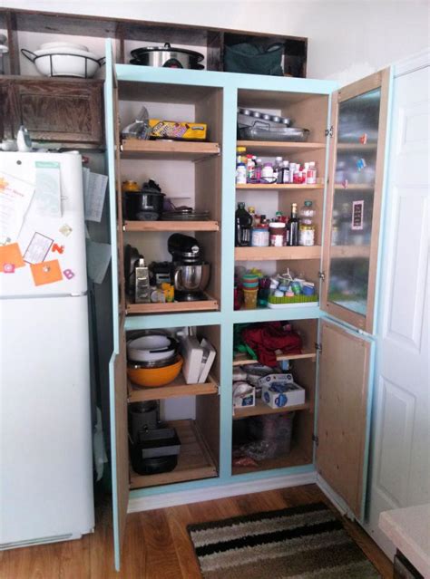 DIY Pantry Cabinet To Organize Your Kitchen Space - Blitsy