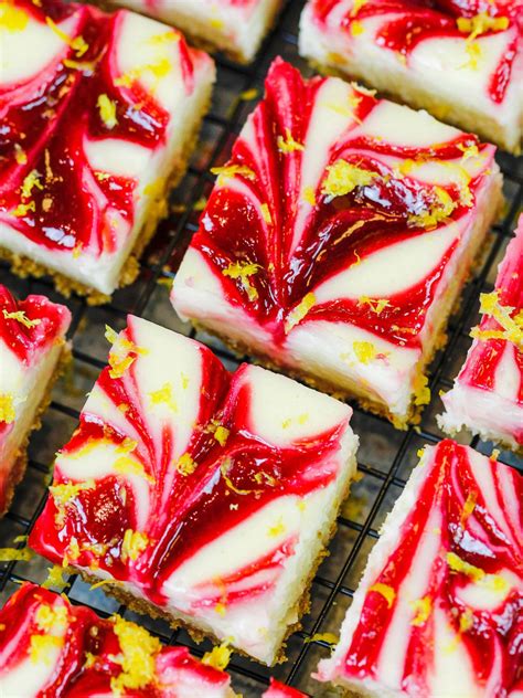 Lemon Raspberry Cheesecake Bars Easy And Delicious