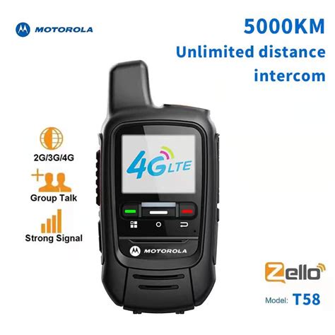 Motorola Global Ptt Zello Radio T Long Range Gps Wifi Poc Radio