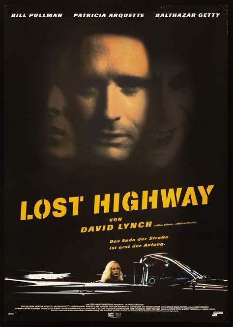 Lost Highway Movie Poster | German A1 (23x33) Original Vintage Movie Poster